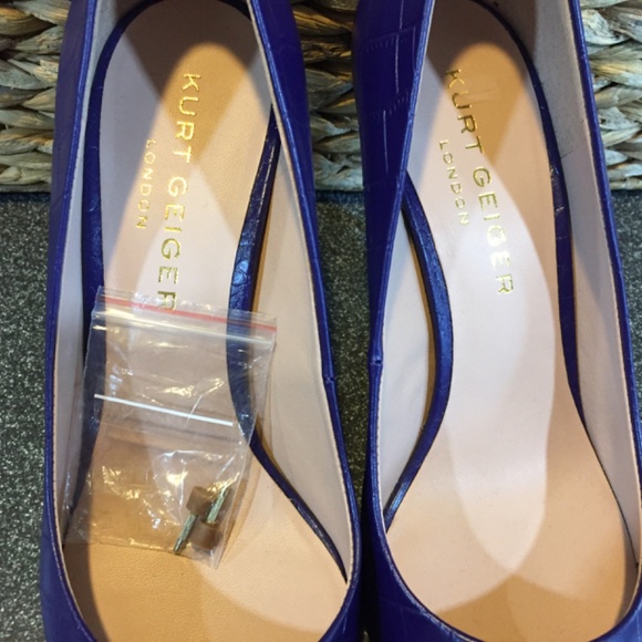 Kurt Geiger London Purple Stiletto Heels - Picture 13 of 13